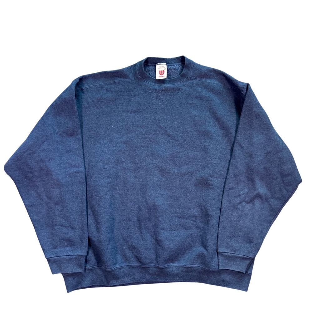 Vintage Wilson Blank Blue Crewneck Size XXXL